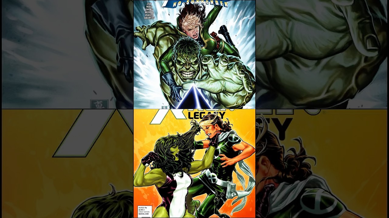 Rogue Absorbs Hulk's Powers! 😬😱