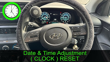 2023 HYUNDAI BAYON - Date & Time adjustment