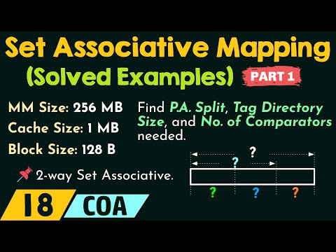 Set Associative Mapping – Solved Examples (Part 1)