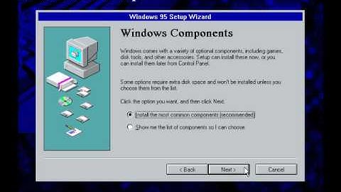 Installing Windows 95 in VMware