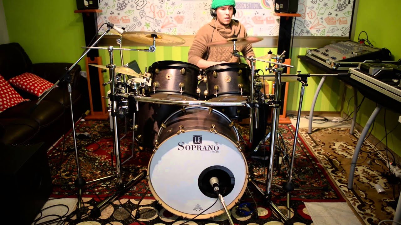 Test Le soprano Pro Vintage Rock Drum cover "toxicity" sistem of a down