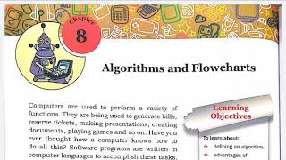 Class-6, Computer, Chapter-8, Algorithm and Flowchart, By- Natwar Kumar
