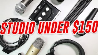 3 Full Recording Studio Setups Under $150 (Studio Setup)