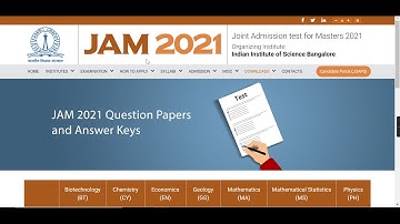 IIT JAM 2021 Answer Key (Released)-How to Check IIT JAM 2021 Question papers & Answer Key PDF Online