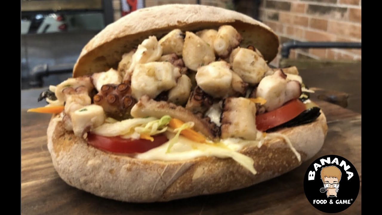 In Paninoteca col Banana - Panino del mese Agosto 2022 - Panino col Polpo