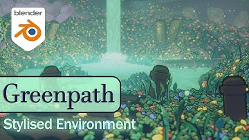 Greenpath in Blender 3D - Hollow Knight Stylised Environment Timelapse