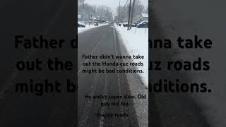 Winter shenanigans! #youtubeshorts #winterwonderland #goodwalk