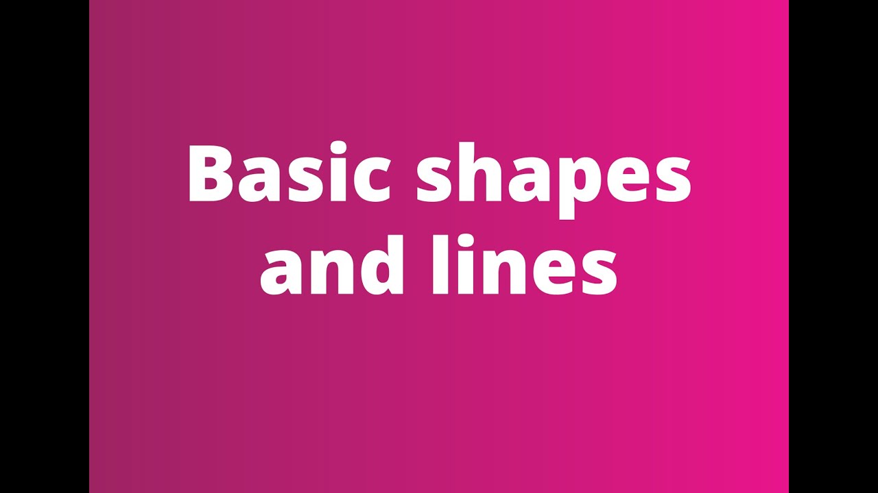 Basic Shapes and Lines :: 02 :: Adobe Illustrator Tutorial - YouTube