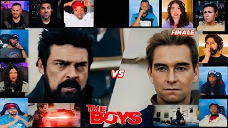 Reactors React To “ HOMELANDER Vs BUTCHER FIGHT ” | THE BOYS S5 EP8 Finale | Reaction Mashup 