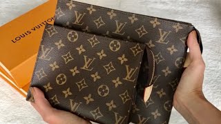 Louis vuitton toiletry pouch 15 vs 19 // what fits inside