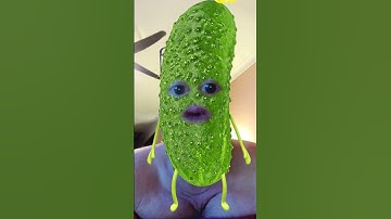 Singing Gherkin #sing #singing #gherkin #pickle #funny #shorts