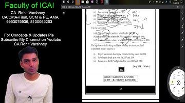 Lecture 3, CVP Analysis and Decision Making