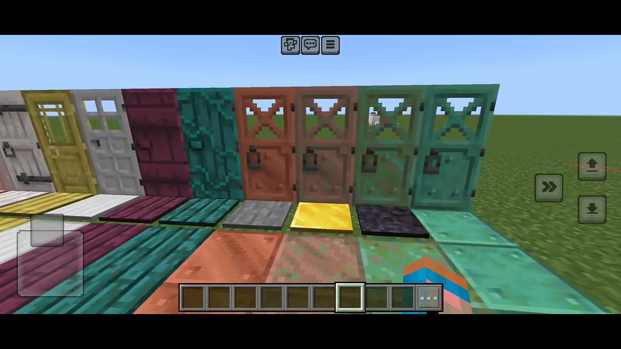 Minecraft: Door textures that come with certain blocks for beginners Part 2