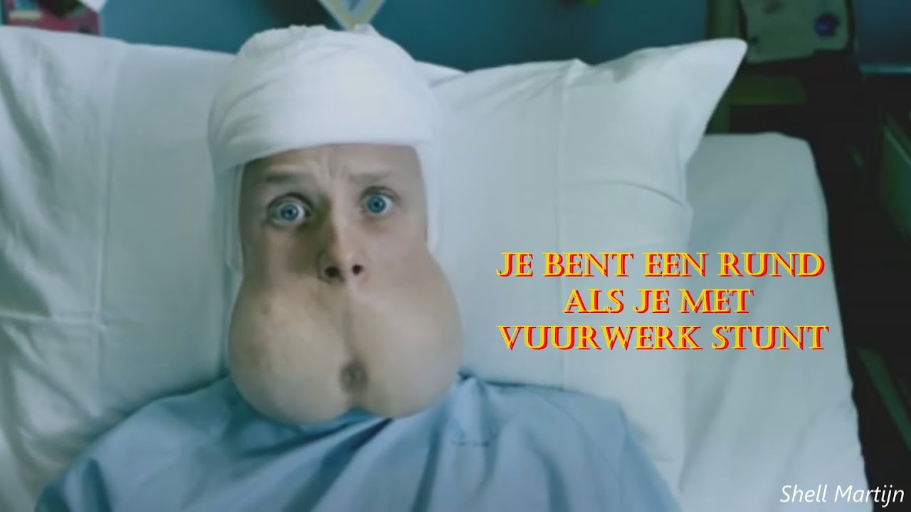 Je bent een rund als je met vuurwerk stunt compilatie | Shell Martijn