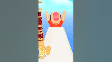 Pancake Run Full Game #shorts #satisfying #walkthrough #mobilegames #short