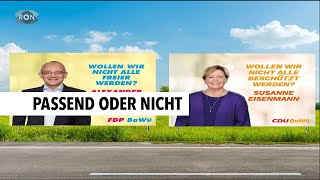 Der Wahlplakat-Check Ron Tv