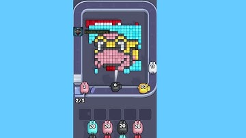 Pixel Flow Level 46. Walkthrough Gameplay