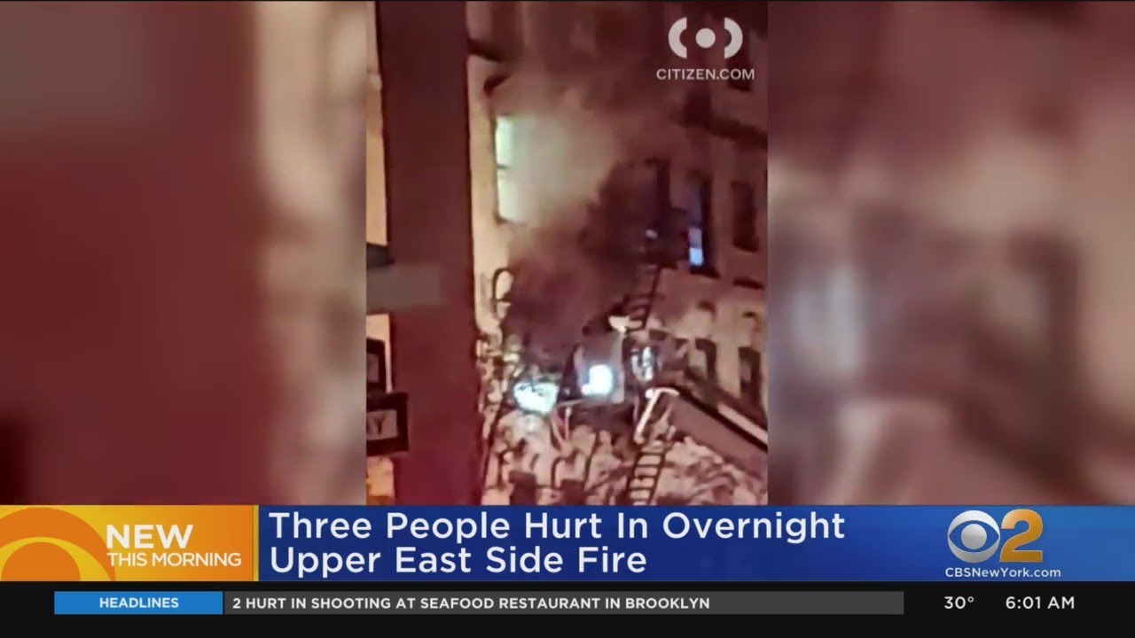 3 Hurt In Upper East Side Fire - YouTube
