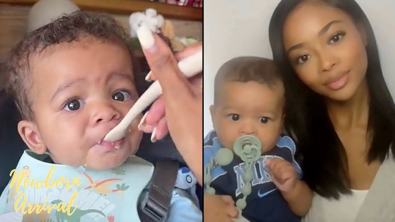Skai Jackson's Son Kasai Loves When Mommy Feeds Him! 🍱