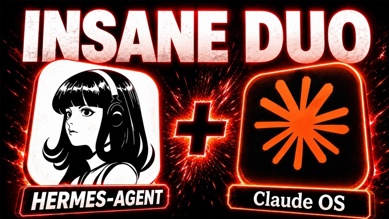 Claude + Hermes Agent OS is WILD!