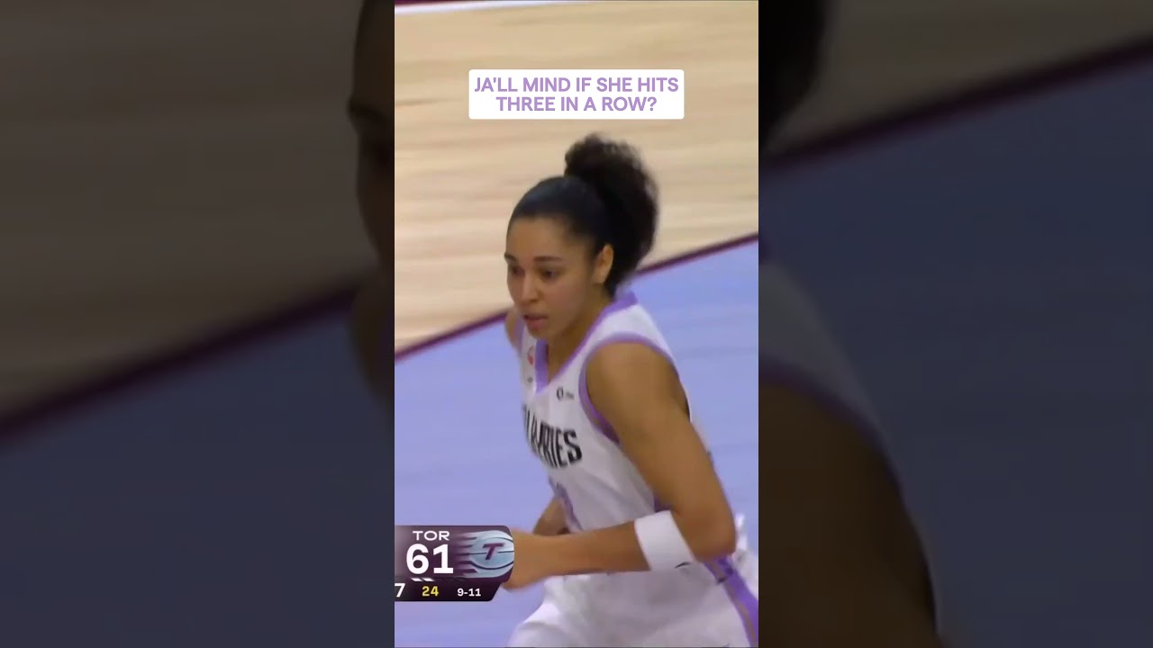 Career Night For JA! 🚨 #goldenstatevalkyries #wnba #shorts