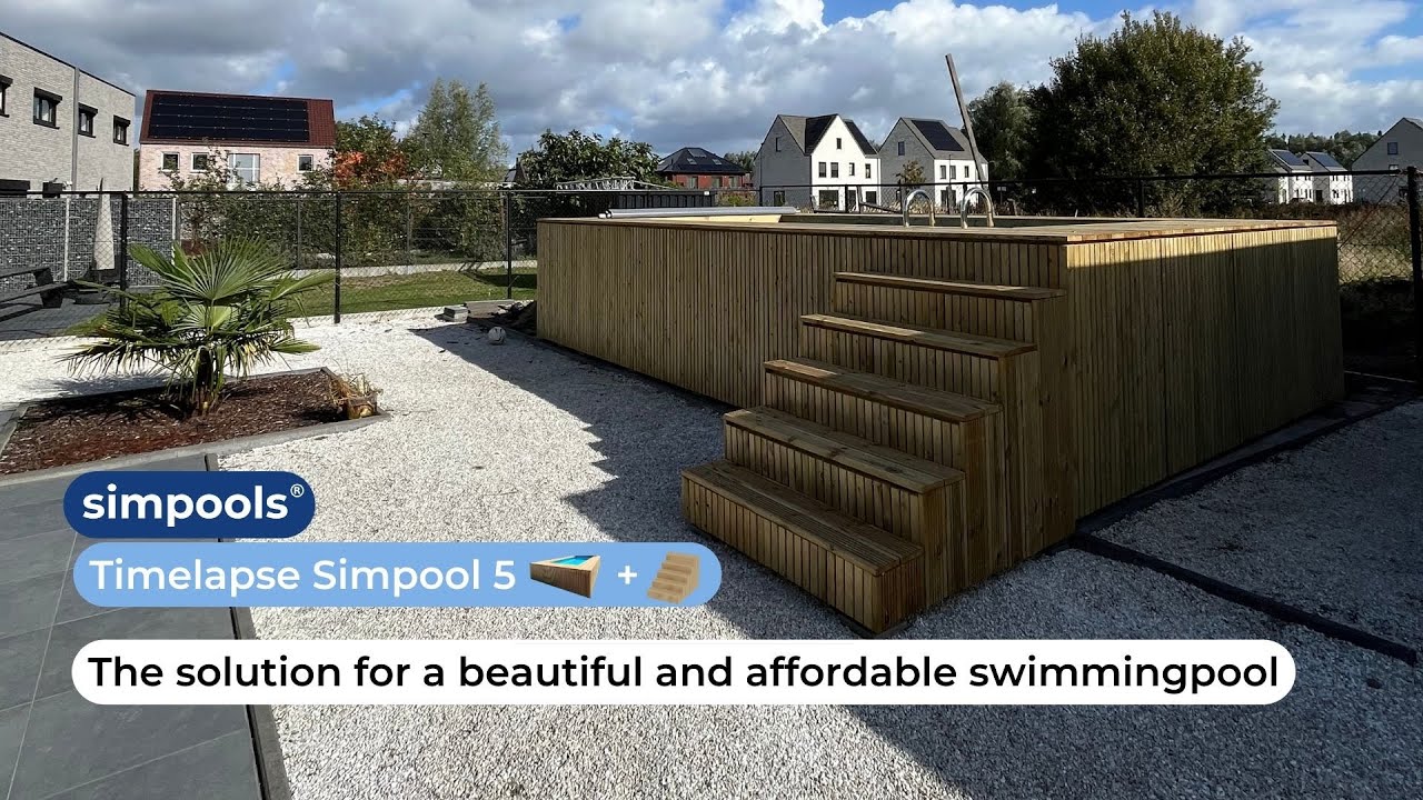 Turning a budgetary above ground pool into a luxury pool