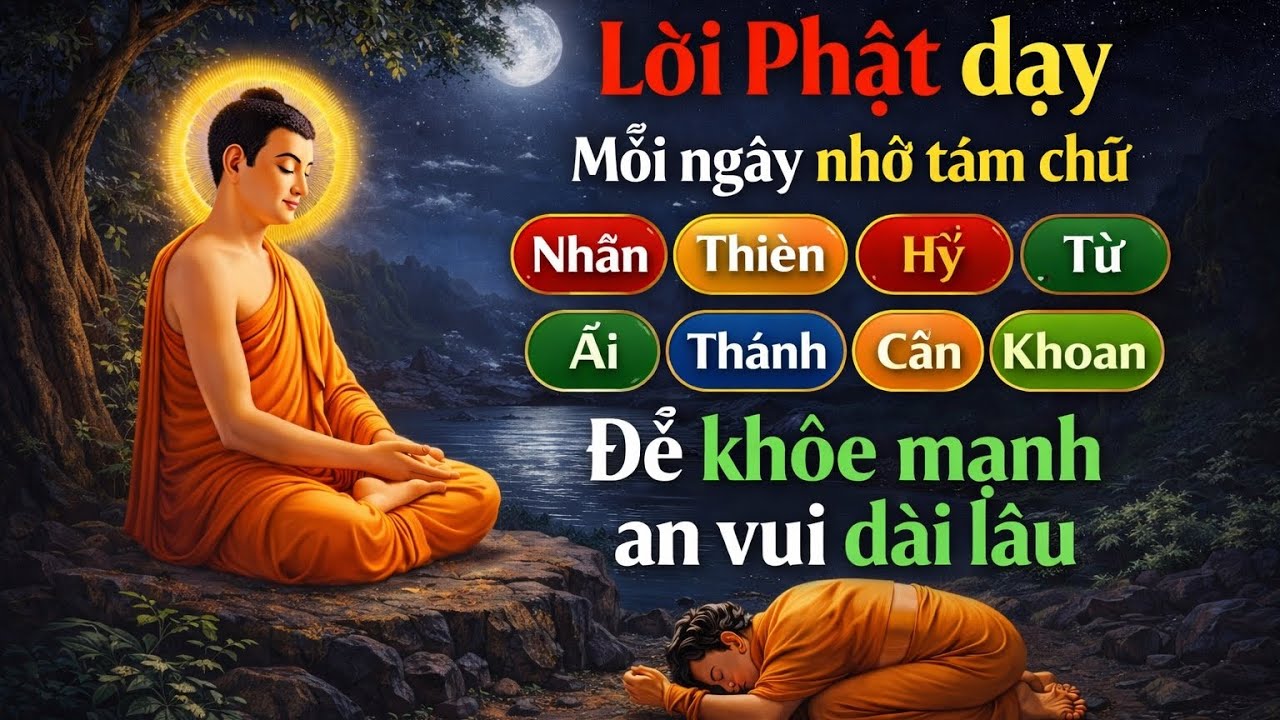 Lời Phật dạy, mỗi ngày nhớ tám chữ này để khỏe mạnh an vui dài lâu #loiphatday #tinhthuc999 #radio 