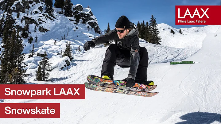 Snowskate at Snowpark LAAX with Mthu Wattinger