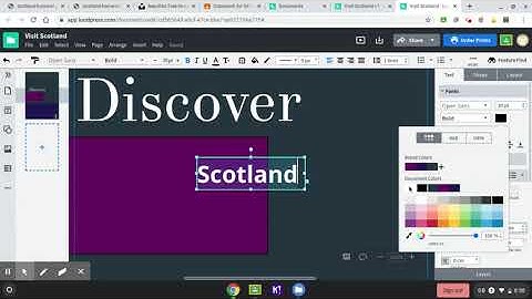 4. LucidPress: Fonts and Images