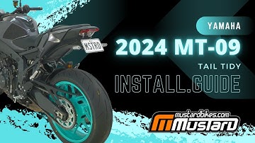 Fitting a Mustard Bikes tail tidy to a 2024 onwards Yamaha MT-09