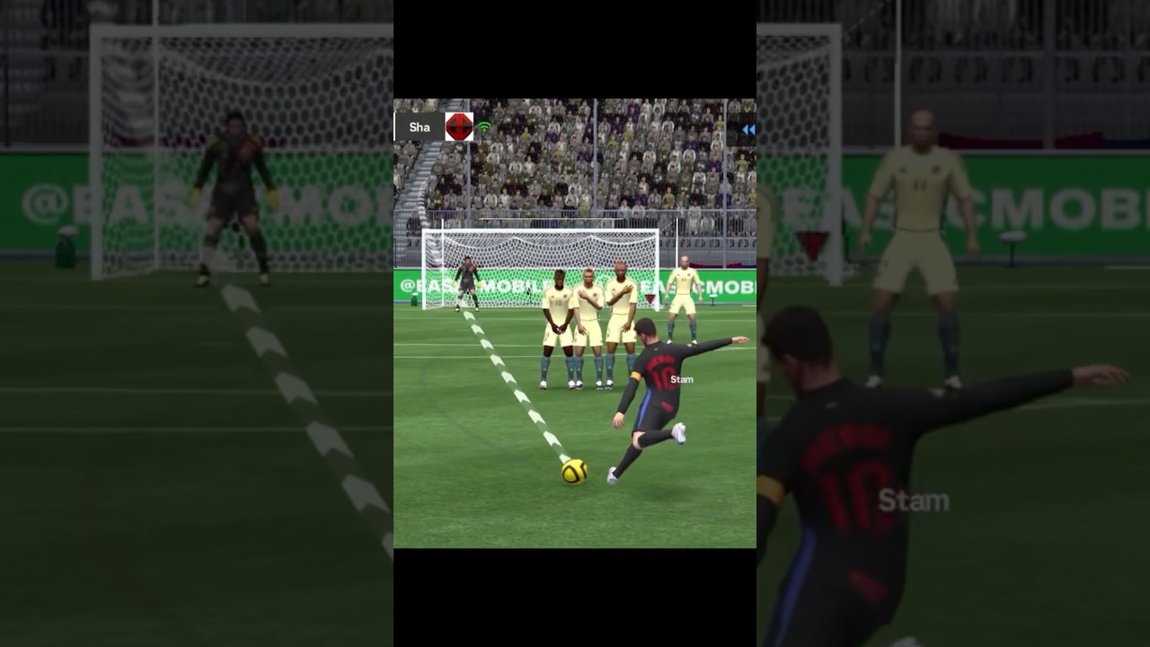 Long Free Kick🚀🎯in FC MOBILE 