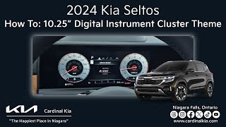 Refreshed 2024 Kia Seltos | How To Change Your 10.25" Digital Instrument Cluster Theme!