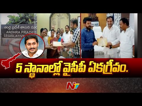 ఎమ్మెల్సీ ఎన్నికల్లో 5 స్థానాల్లో వైసీపీ ఏకగ్రీవం | MLC Elections In AP | Ntv