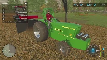 John Deere 4020 pulling tractor put to the test! |Farming Simulator 22 |Tractor Pull!