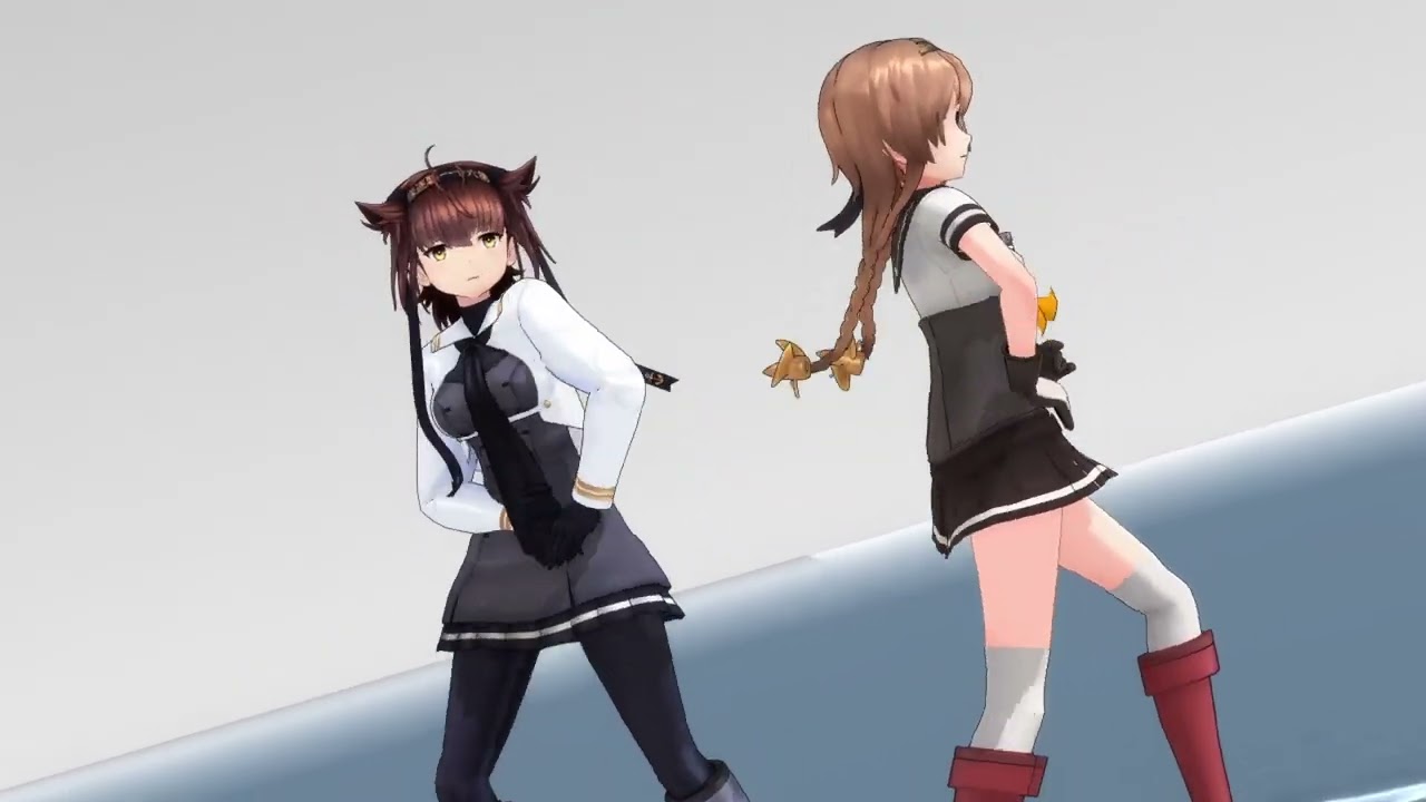 【MMD艦これ】秋月型/マーシャルマキシマイザー