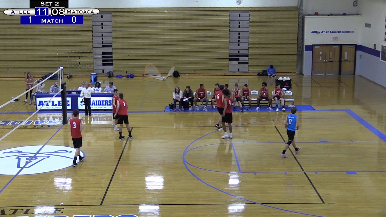 Atlee Varsity Boys vs Matoaca 102517 2nd Set YouTube