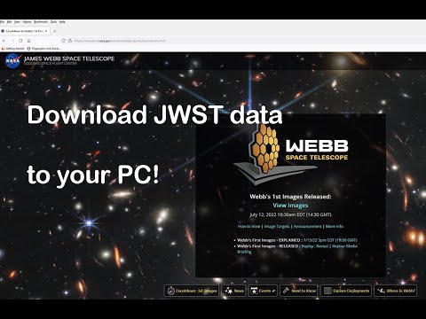 Download raw James Webb Space Telescope data to your Windows PC!