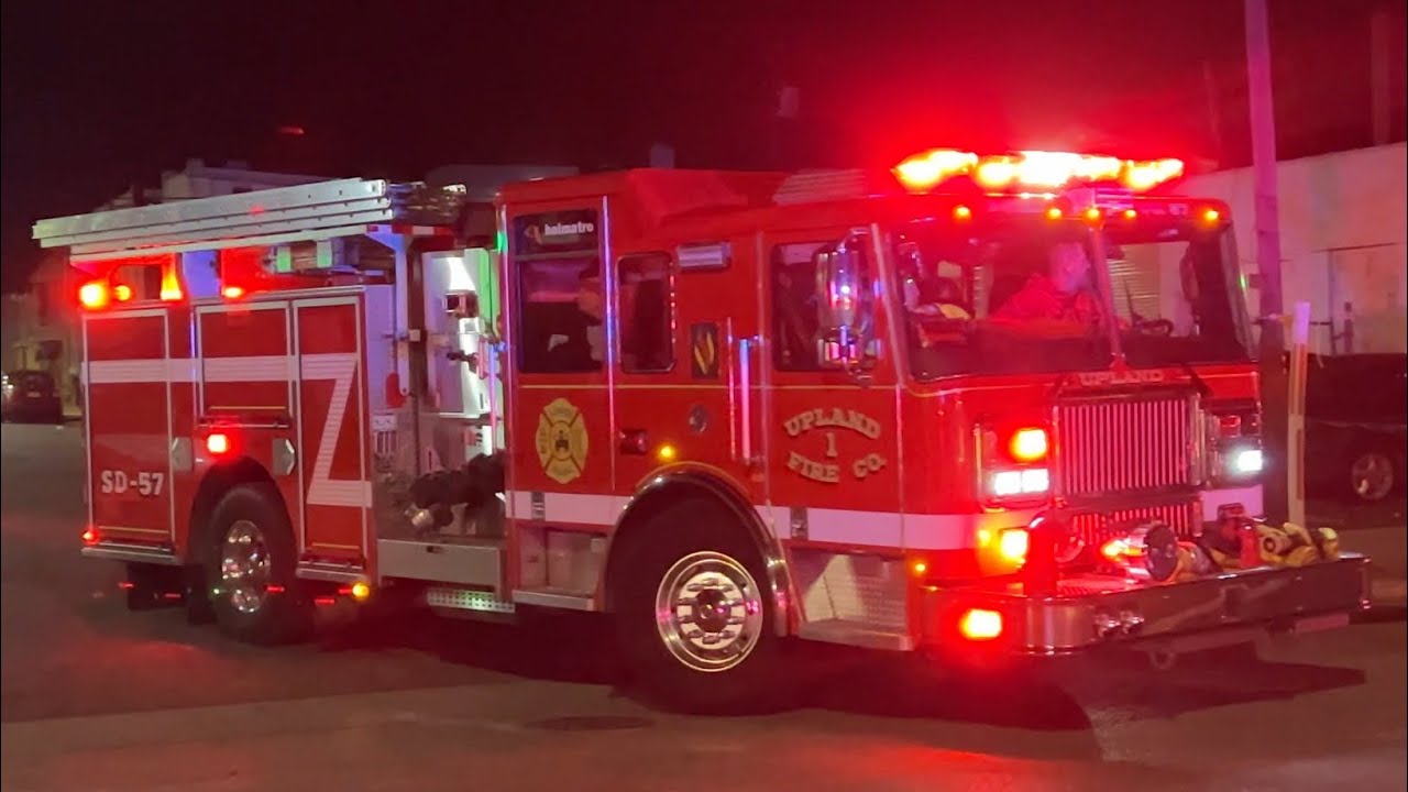 Brookhaven Fire Company Engine 52 and Upland Fire Company Squad 57 ...