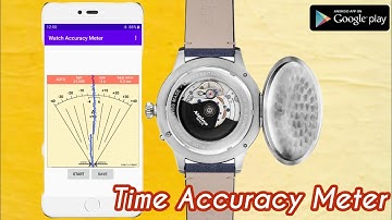 Check Automatic Watch Time Accuracy, Install Time Grapher Android Mobile APP