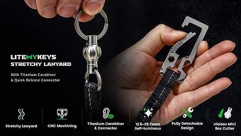 Now on Kickstarter: LiteMyKeys: Ultimate Solution To Lanyard Your Keys & Carries