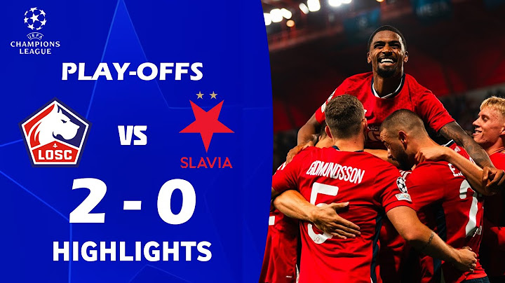 Lille contre Slavia Prague 2-0 Résumé et buts | Champions League 2024/25