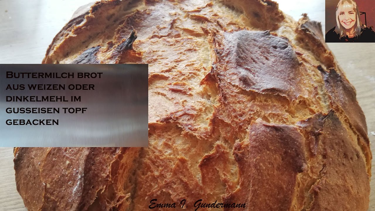 Buttermilchbrot | Brotbacken im Gusseisen-Topf