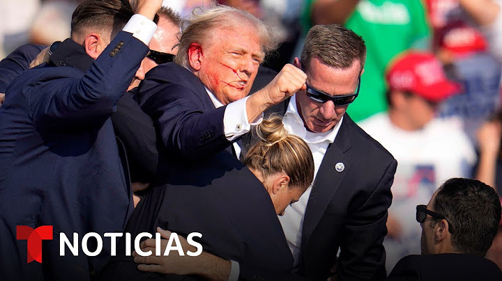 Trump está a salvo tras un intento de asesinato en un mitin en Pennsylvania