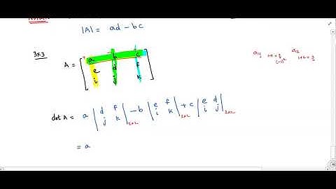 Transpose and determinant of matrix