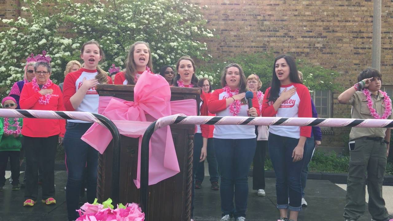 Beverly Breast Cancer Walk - Opening Prayer & National Anthem