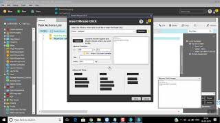 Automation Anywhere- Task Editor -Insert Mouse Operations