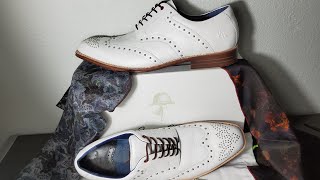 Robert Graham, Limited Edition Studded Golf Shoe & Mens Pocket Squares. Invicta Tria. Watch N Shoes!
