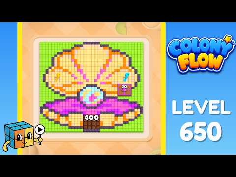 Colony Flow Level 650 Walkthrough Solution