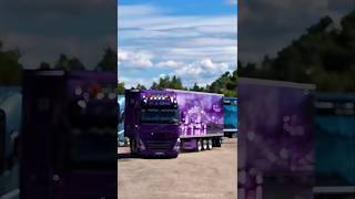 💜 Beautiful Volvo FH Truck Turning Heads Everywhere #volvotruck #volvo #automobile