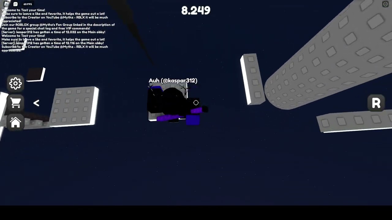 Roblox Test Your Time Sub 12 run